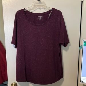 Women's Lane Bryant Cranberry Top